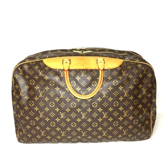 Authentic LOUIS VUITTON Monogram Alize 24 Heures Boston travel bag - Picture 3 of 16